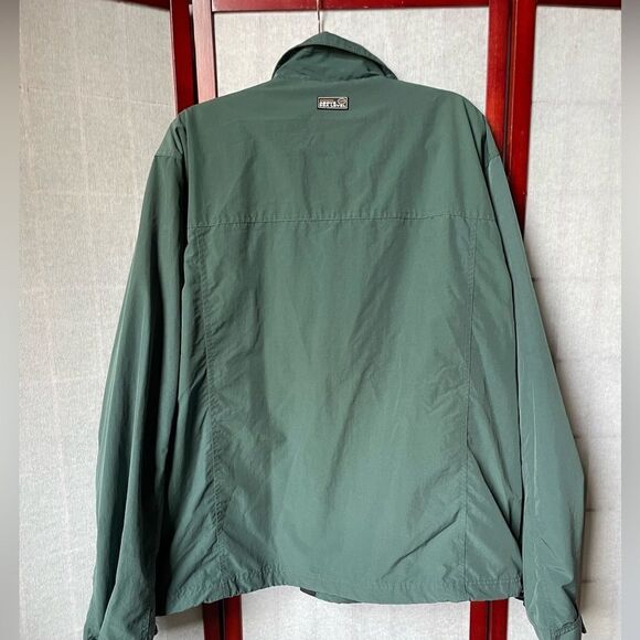 10,000 Ft Above Sea Level Men’s Green Full Zip Lightweight Jacket (XL) - Picture 2 of 14